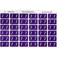 avery 43347 lateral file label side tab year code 7 25 x 38mm purple pack 180