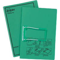 avery 84432 tubeclip file foolscap green