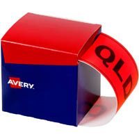 avery 932613 state identification labels qld 100 x 150.4mm fluro red pack 500