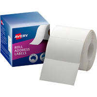 avery 937105 address label 78 x 48mm roll white box 500