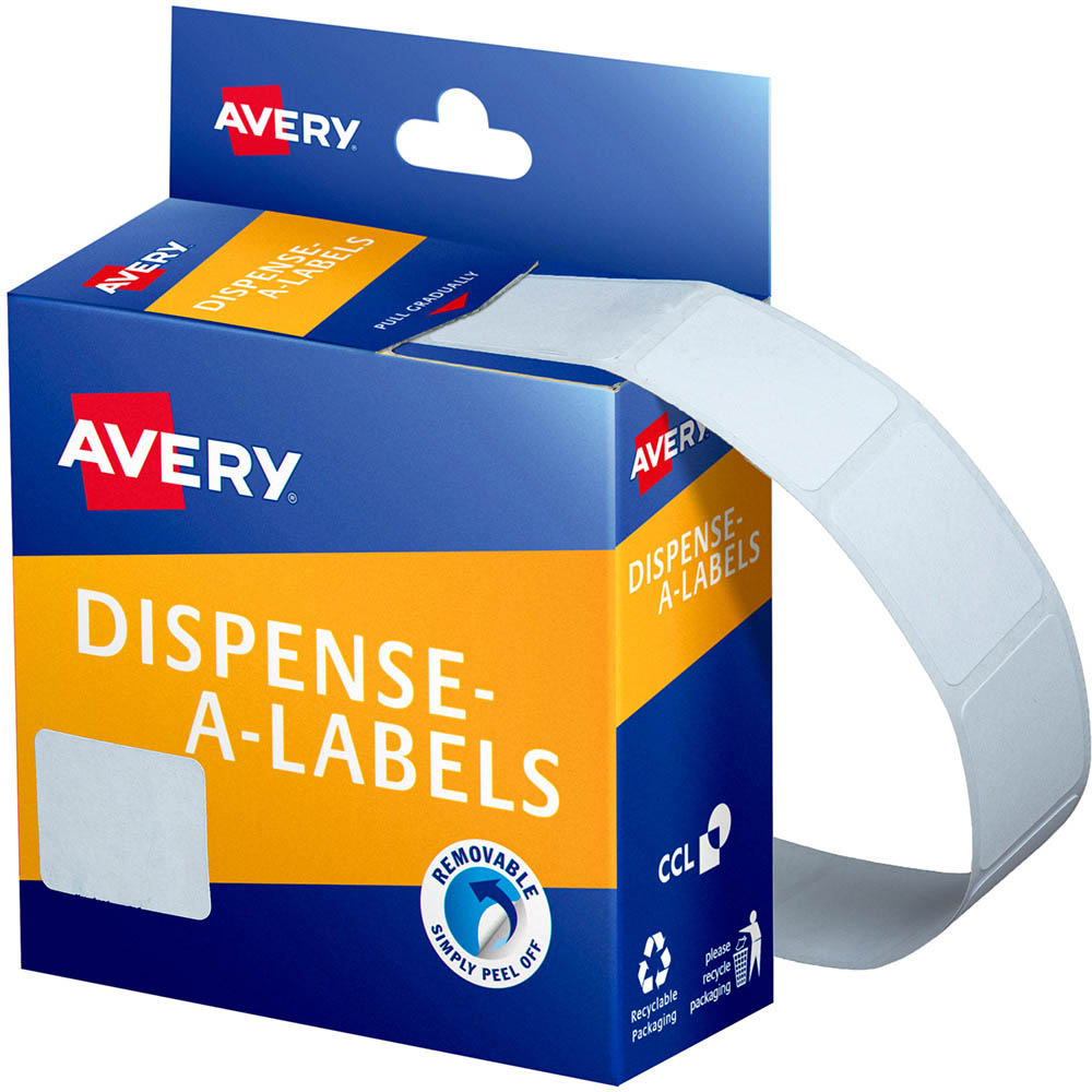 Image for AVERY 937215 GENERAL USE LABELS 19 X 24MM WHITE BOX 650 from BusinessWorld Computer & Stationery Warehouse