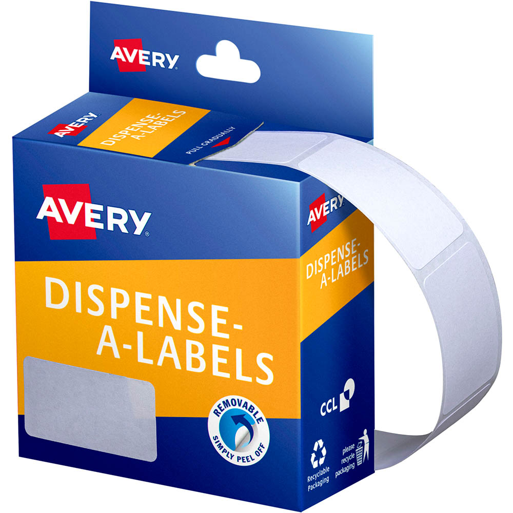 Image for AVERY 937217 GENERAL USE LABELS 19 X 36MM WHITE BOX 450 from Prime Office Supplies