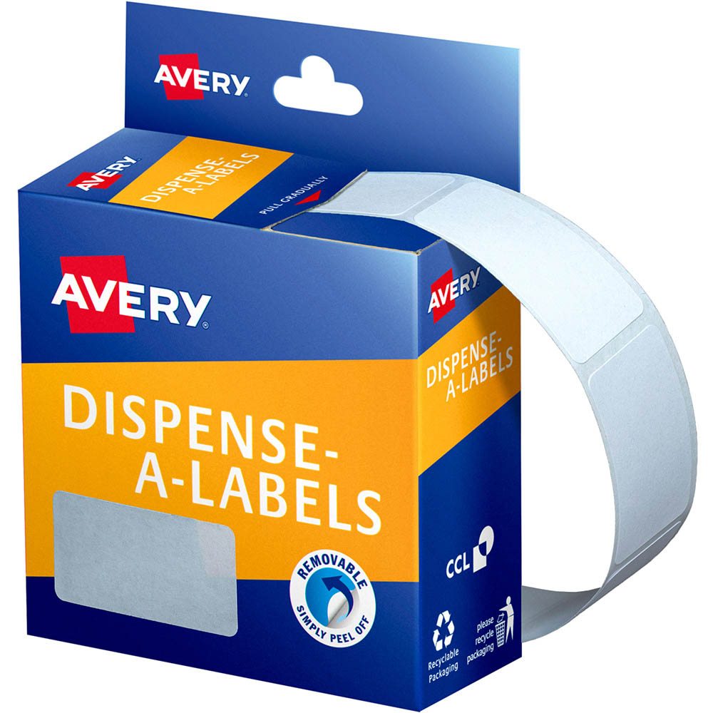 Image for AVERY 937220 GENERAL USE LABELS 24 X 38MM WHITE BOX 380 from ONET B2C Store