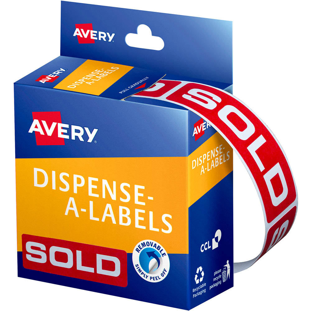 Image for AVERY 937307 MESSAGE LABELS SOLD 19 X 64MM PACK 250 from Memo Office and Art