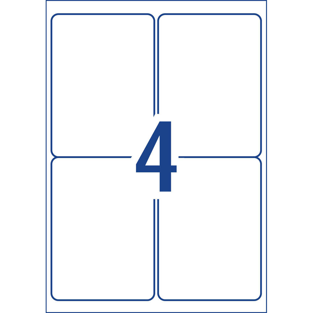 AVERY 959030 L7169 TRUEBLOCK SHIPPING LABEL LASER 4UP WHITE PACK 100 |  | 7006137i