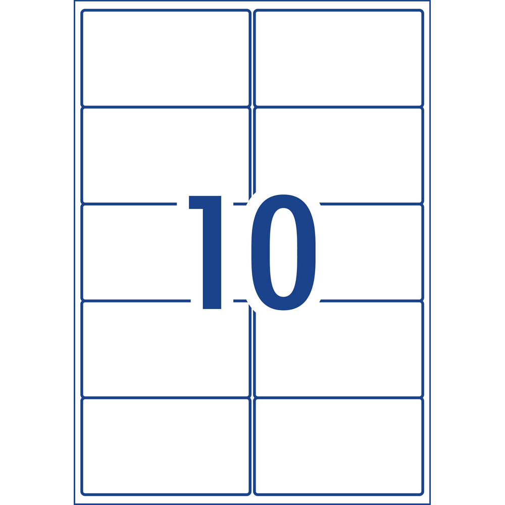 AVERY 959031 L7173 TRUEBLOCK SHIPPING LABEL LASER 10UP WHITE PACK 100 |  | 7002257i
