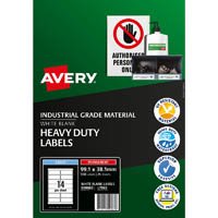 avery 959063 l7063 heavy duty laser labels 14up white pack 25