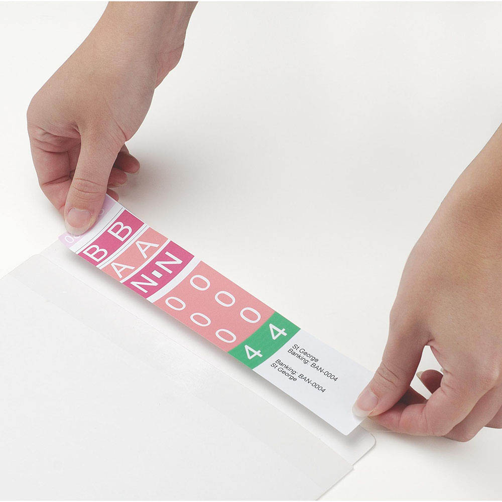 AVERY 959095 L7174 LATERAL FILING STRIP LABELS LASER 220 X 42MM WHITE BOX 400 |  | 7005388i