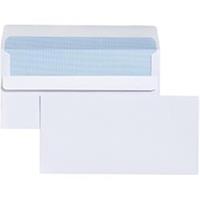 cumberland dl envelopes wallet plainface self seal easy open 80gsm 110 x 220mm white box 500
