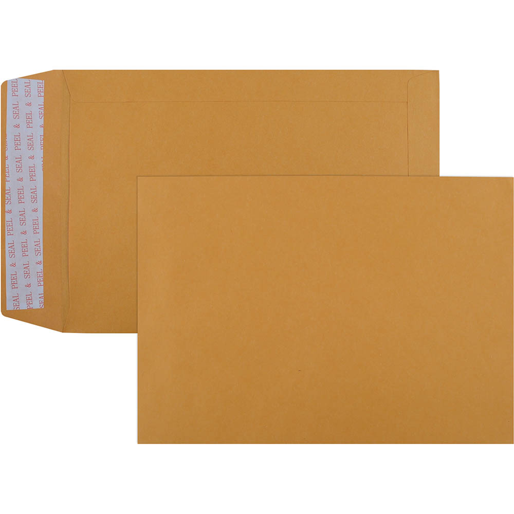 Image for CUMBERLAND C5 ENVELOPES POCKET PLAINFACE STRIP SEAL 85GSM 162 X 229MM GOLD BOX 500 from Prime Office Supplies