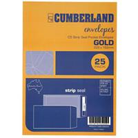 cumberland c5 envelopes pocket plainface strip seal 85gsm 162 x 229mm gold pack 25