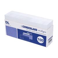 cumberland dl envelopes secretive wallet windowface strip seal 80gsm 110 x 220mm tray 100