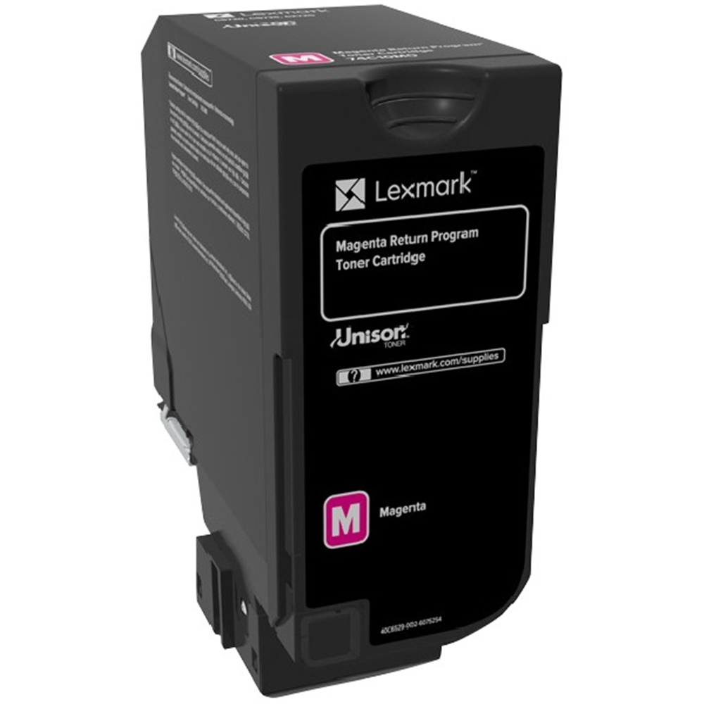 Image for LEXMARK 74C6HM0 TONER CARTRIDGE HIGH YIELD MAGENTA from Pinnacle Office Supplies