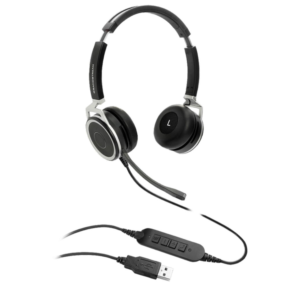 Image for GRANDSTREAM GUV3005 HEADSET HIGH END USB BLACK from BusinessWorld Computer & Stationery Warehouse