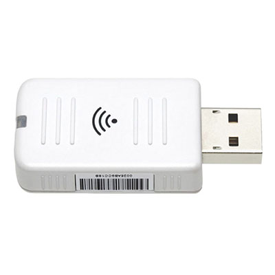 Image for EPSON ELPAP10 WIRELESS LAN PROJECTOR ADAPTER WHITE from Mitronics Corporation