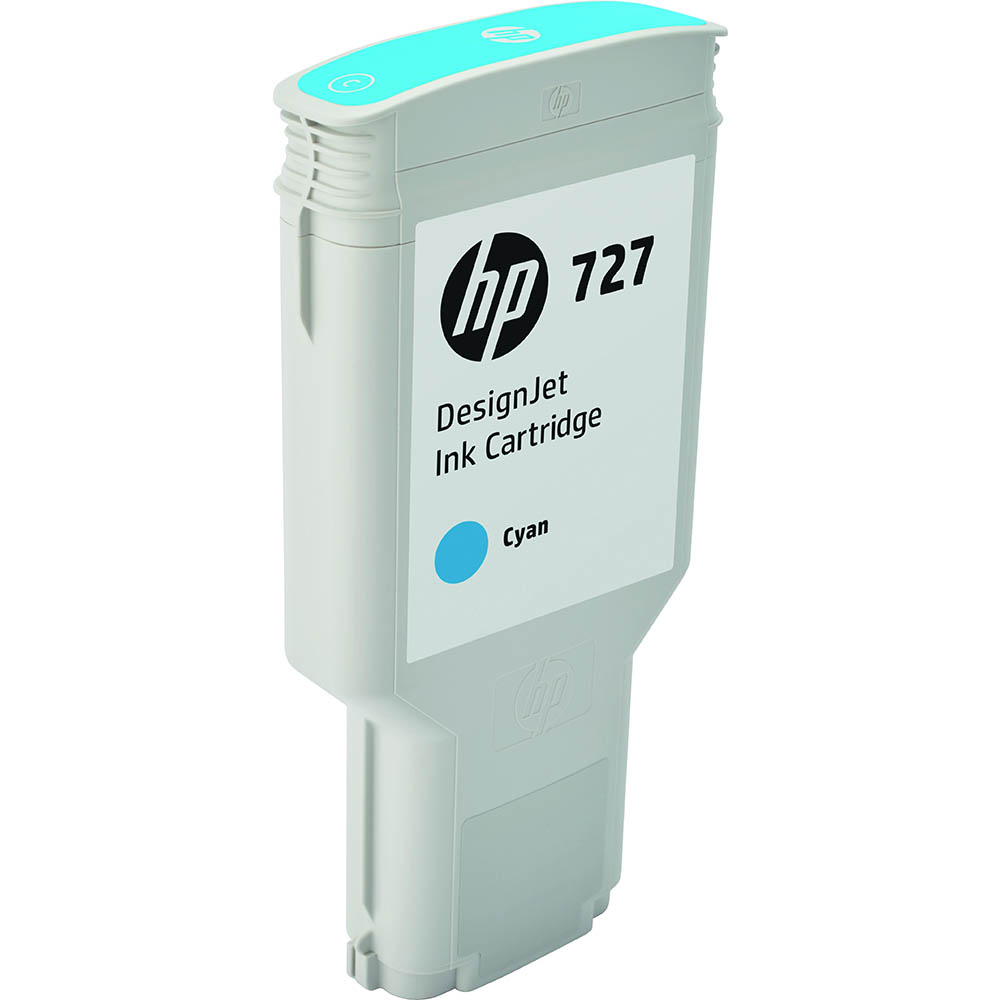 Image for HP F9J76A 727 INK CARTRIDGE 300ML CYAN from Mitronics Corporation
