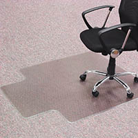 anchormat executive heavyweight chairmat keyhole carpet 1150 x 1350mm