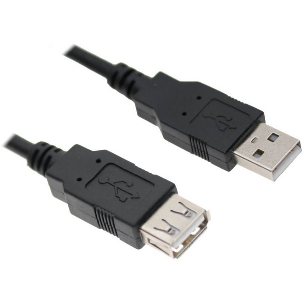 Image for ASTROTEK USB-A 2.0 EXTENSION CABLE 1.8M BLACK from Office Heaven