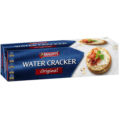 Image for ARNOTTS WATER CRACKERS ORIGINAL 125G from Second Office