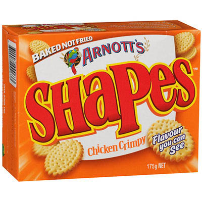 Image for ARNOTTS SHAPES CHICKEN CRIMPY 175G from BusinessWorld Computer & Stationery Warehouse