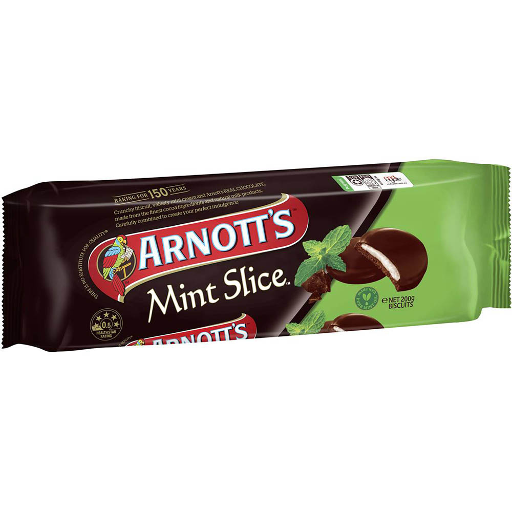 Image for ARNOTTS MINT SLICE 200G from Mitronics Corporation