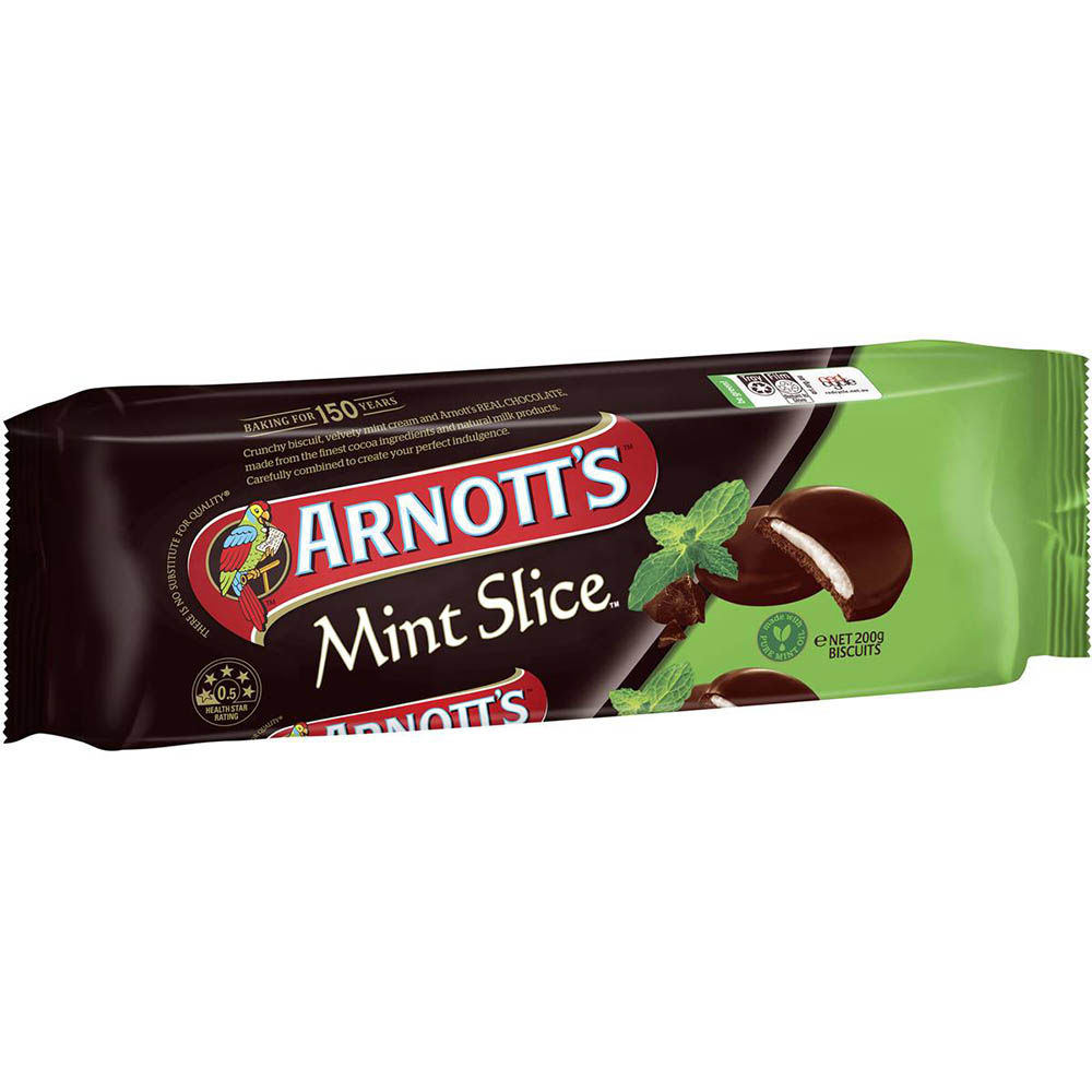 Image for ARNOTTS MINT SLICE 200G from Office Express