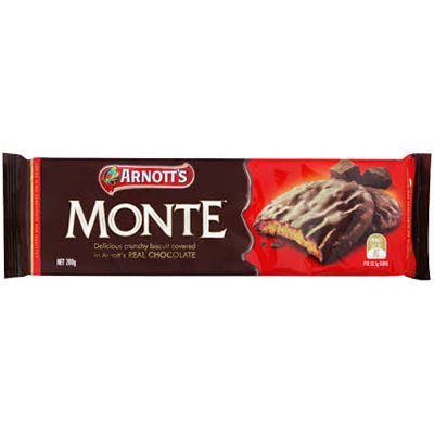 Image for ARNOTTS MONTE BISCUITS 200G from BusinessWorld Computer & Stationery Warehouse