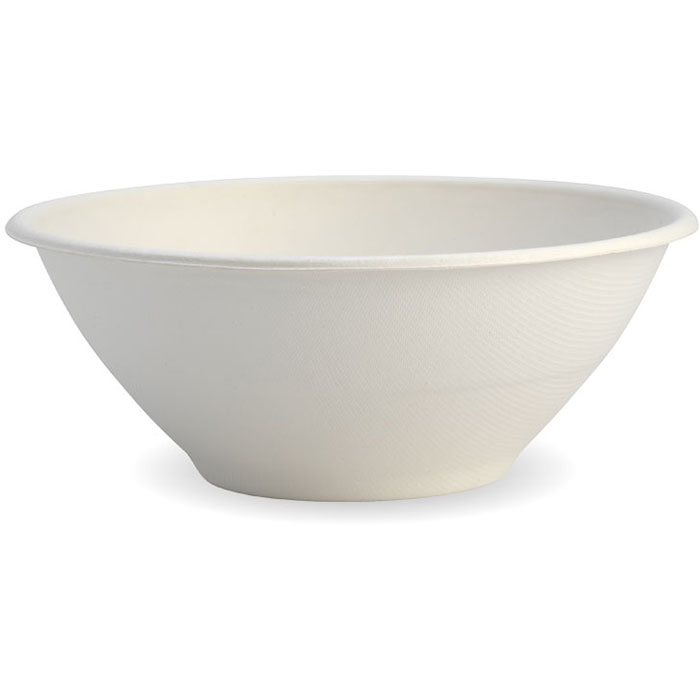 Image for BIOPAK BIOCANE BOWL 1180ML WHITE PACK 50 from Challenge Office Supplies