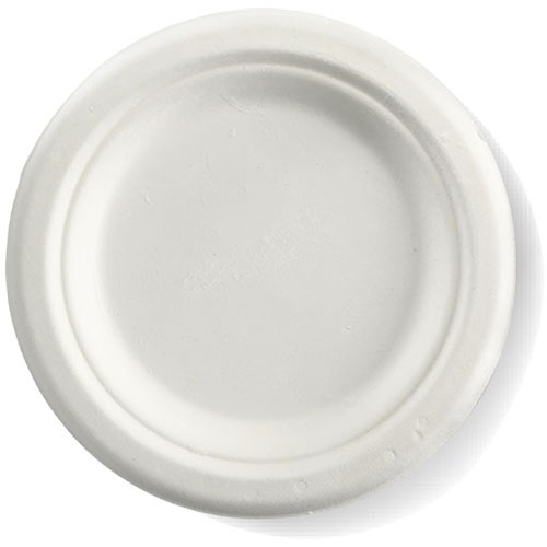 Image for BIOPAK BIOCANE ROUND PLATE 150MM WHITE PACK 125 from BusinessWorld Computer & Stationery Warehouse
