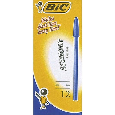 BIC ECONOMY BALLPOINT PENS MEDIUM BLUE BOX 12 |  | 7001818