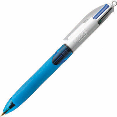 Image for BIC 4-COLOUR GRIP RETRACTABLE BALLPOINT PEN 1.0MM from Memo Office and Art