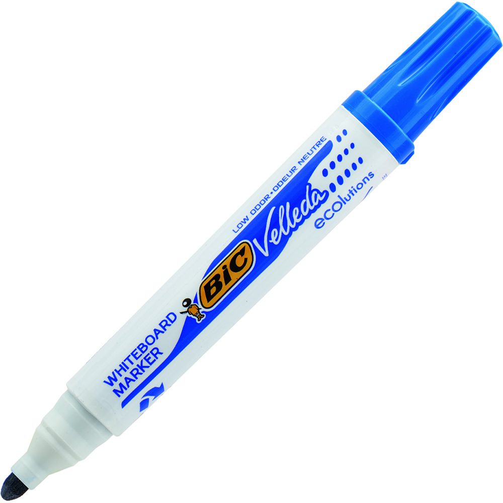 Image for BIC VELLEDA ECOLUTIONS WHITEBOARD MARKER BULLET BLUE from Office Express