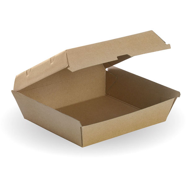 Image for BIOPAK BIOBOARD DINNER BOX BROWN PACK 50 from Prime Office Supplies