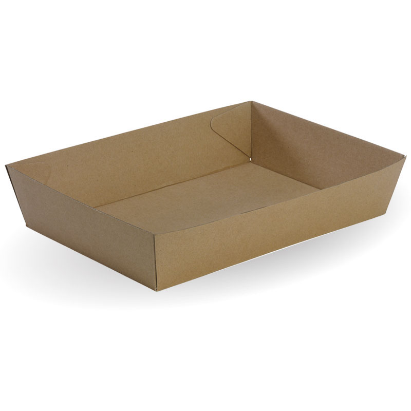 Image for BIOPAK BIOBOARD TRAY SIZE 5 BROWN CARTON 100 from BusinessWorld Computer & Stationery Warehouse