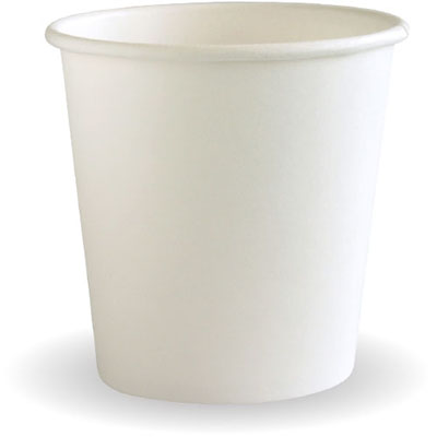 Image for BIOPAK BIOCUP CUP 120ML WHITE PACK 50 from Australian Stationery Supplies