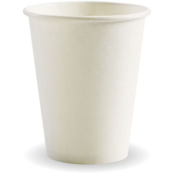 Image for BIOPAK BIOCUP CUP 280ML WHITE PACK 50 from BusinessWorld Computer & Stationery Warehouse