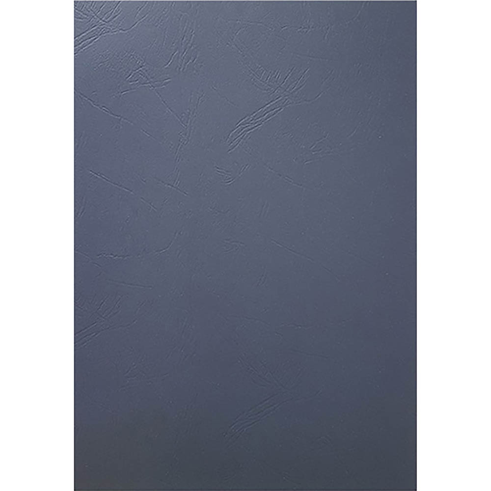 Image for CUMBERLAND BINDING COVER LEATHERGRAIN 280GSM A4 NAVY BLUE PACK 100 from Challenge Office Supplies