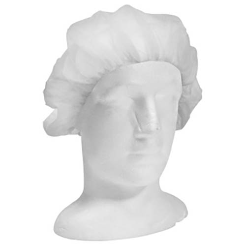 LIVINGSTONE DISPOSABLE BOUFFANT HAIRNET CAP NONWOVEN WHITE PACK 100 |  | 7120921i