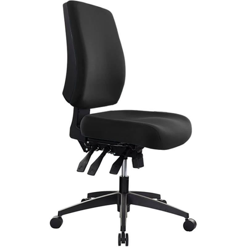 Image for BURO TIDAL CHAIR MEDIUM BACK BLACK from Prime Office Supplies