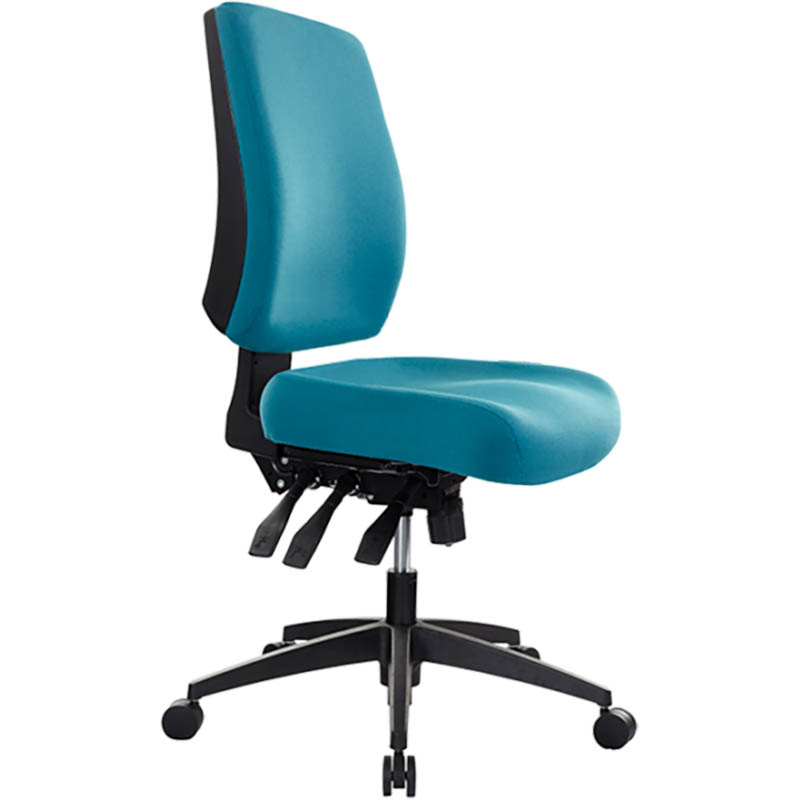 Image for BURO TIDAL CHAIR MEDIUM BACK TEAL from Merv's Stationery