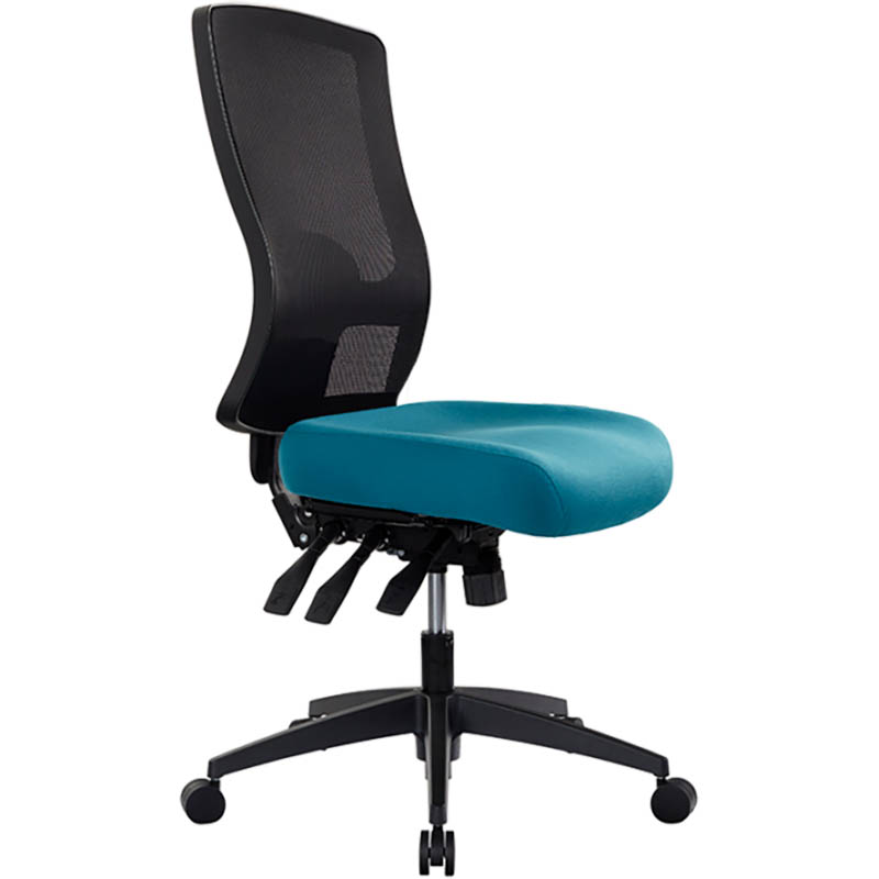 Image for BURO TIDAL CHAIR HIGH MESH BACK TEAL from Challenge Office Supplies