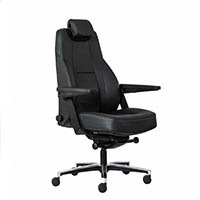 buro maverick controller chair 24/7 leather black