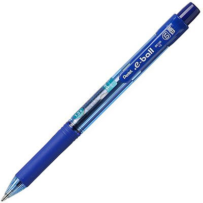 Image for PENTEL BK130 E-BALL RETRACTABLE BALLPOINT PEN 1.0MM BLUE from That Office Place PICTON