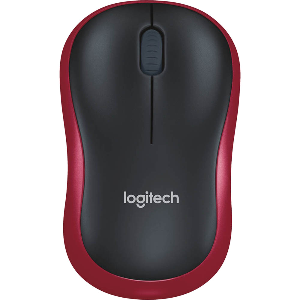 Image for LOGITECH M185 WIRELESS MOUSE RED from Office Express