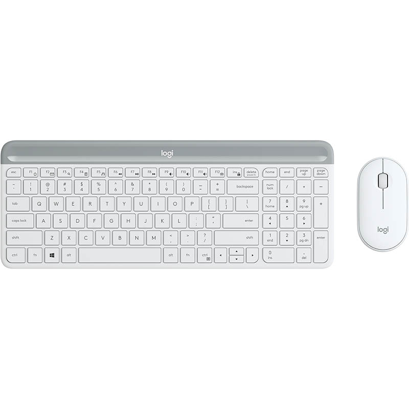 Image for LOGITECH MK470 WIRELESS KEYBOARD COMBO WHITE from That Office Place PICTON