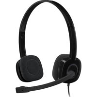 logitech logitech h151 headset stereo