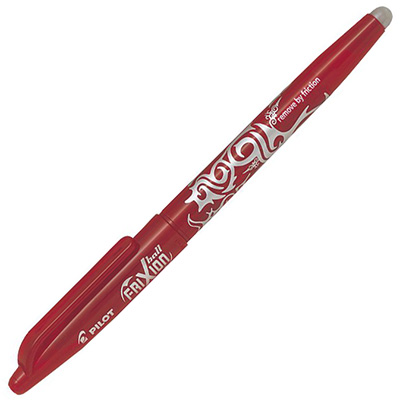 Image for PILOT FRIXION ERASABLE GEL INK PEN 1.0MM RED from Australian Stationery Supplies