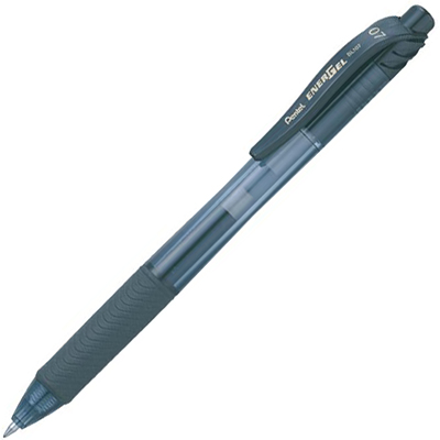 Image for PENTEL BL107 ENERGEL-X RETRACTABLE GEL INK PEN 0.7MM BLACK from Prime Office Supplies