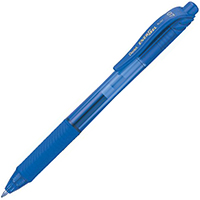 pentel bl107 energel-x retractable gel ink pen 0.7mm blue