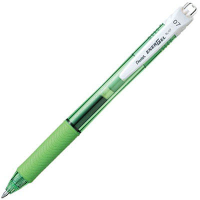 Image for PENTEL BL107 ENERGEL-X RETRACTABLE GEL INK PEN 0.7MM GREEN from Office Express